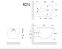 R276 直沖式掛牆座廁